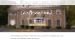 Desktop Screenshot of carrfuneralhome.net