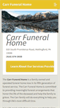 Mobile Screenshot of carrfuneralhome.net