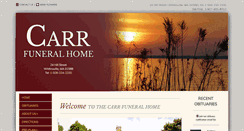 Desktop Screenshot of carrfuneralhome.com